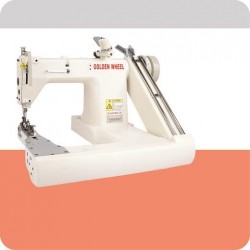 Golden Wheel Kollu Çift İğne Çekicisiz Zincir Dikiş Makinası Golden Wheel Kollu Çift İğne Çekicisiz Zincir Dikiş Makinası