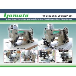 Yamato İki İğne (Boss) Zincir Dikiş Makinesi